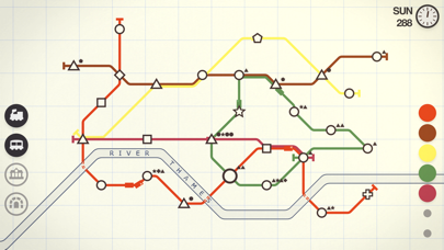 Mini Metro gameplay screenshot 2